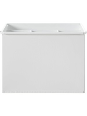 Nacario Roma Bölmeli Düzenleyici Mat Beyaz 19X16X13 cm