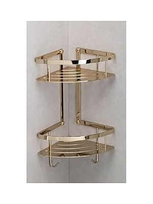 Nacario System Banyo Duş Raf Sistemi Gold Renk 427X197X280 mm