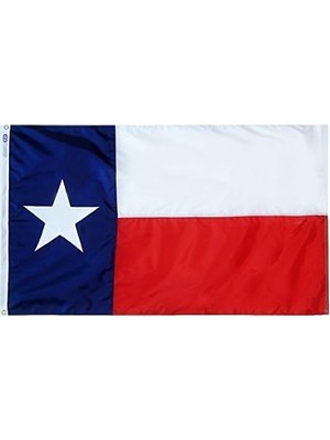 Nacario Annin Flagmakers Texas Eyalet Bayrağı Abd Resmi Devlet Tasarım Özelliklerine Göre Üretilmiştir, 2 x 3 Feet (Model 145250)
