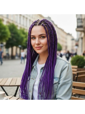 Hsc Bilişim Afrika Örgüsü ve Rasta Için Sen / Mor