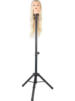 Hsc Bilişim Kuaför Eğitim Mankeni Için Metal Tripod / Siyah + Taşıma Çantası