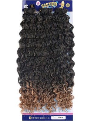 Colezium Afro Daası / Siyah Karamel Ombreli T1B/27