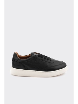 Derinet Hakiki Deri Bağcıklı Erkek Sneaker
