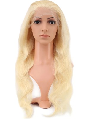 Colezium Front Lace Daalı Platin Tül Peruk / 65/70CM