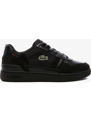 Lacoste T-Clip Erkek Deri Siyah Spor Ayakkabı