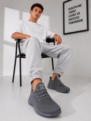 Pasomia Ünisex Nefes Alabilen Esnek Hafif Triko Sneaker Spor Ayakkabı