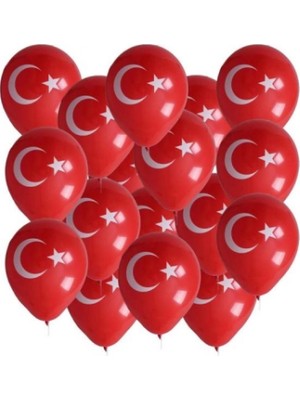 MiraLive Bayraklı Balon 12inc 100 Parça (4887)