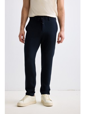 JustBoga Mitsu Erkek Kırışmaz  Regular Fit  Beli Lastikli Bağcıklı Flex Esnek Rahat Jogger Pantolon