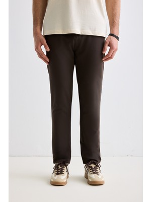 JustBoga Mitsu Erkek Kırışmaz  Regular Fit  Beli Lastikli Bağcıklı Flex Esnek Rahat Jogger Pantolon