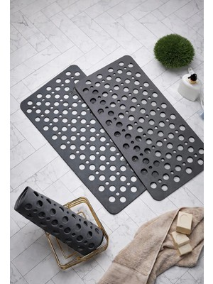 Bienca Kaymaz Banyo Duş Paspası 66X36 cm – Vakum Tabanlı | Duşakabin & Küvet Içi Bubble Paspas