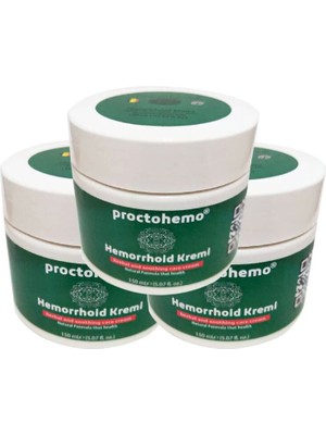 Bezos Proctohemo Rahatlatıcı Bakım Kremi 3 Adet 150 ml Büyük Boy