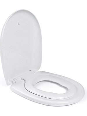 Aqua Bagno / Klozet Oturağı, Otomatik Kapanmalı Klozet Kapağı, D/o Şeklinde 2.0, Çıkarılabi