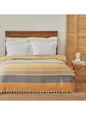Karaca Home Salerno Çift Kişilik Peştamal Pike Sarı