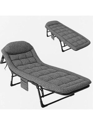 Sunup SN-26975 TAŞINABILIR Ayarlanabilir 5 Kademe Sünger Kamp Yatak Şezlong (Kazayağı)