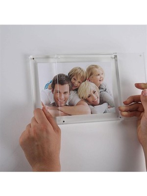 Krcdijital Fotoğraf Resim Çerçevesi Mıknatıslı Pleksi (13CMX18CM) KRCNM159