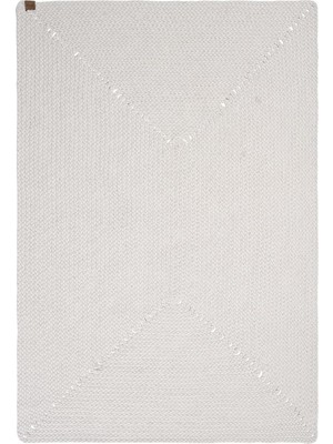 Cool Halı Glenn 605 Beyaz Banyo Halısı Antre Halısı Hasır Dokulu Kilim Banyo Paspası Dekorati