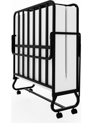 Niron Yatak Katlanır ve Karyola / 80X190 cm Katlanabilir Somya ve Tek Kişilik Katlanır