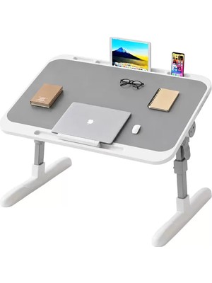 Sunup SN-29698 Çok Fonksiyonlu Katlanabilir Yatak Koltuk Laptop Masası Yükseklik ve Açı Ayarlı