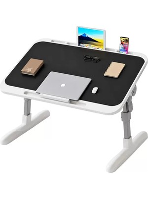 Sunup SN-29699 Çok Fonksiyonlu Katlanabilir Yatak Koltuk Laptop Masası Yükseklik ve Açı Ayarlı