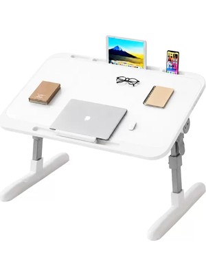 Sunup SN-29697 Çok Fonksiyonlu Katlanabilir Yatak Koltuk Laptop Masası Yükseklik ve Açı Ayarlı