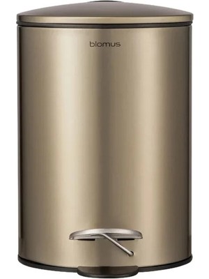 Blomus Tubo Pedallı Çöp Kutusu Pirinç Rengi - 3 Litre