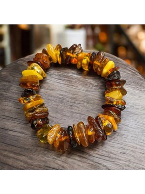 Aura Stone Aurastone Kehribar Doğal Bileklik
