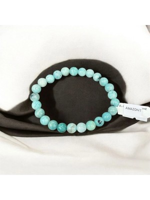 Aura Stone Aurastone Amazonit 8mm Doğaltaş Bilekilk