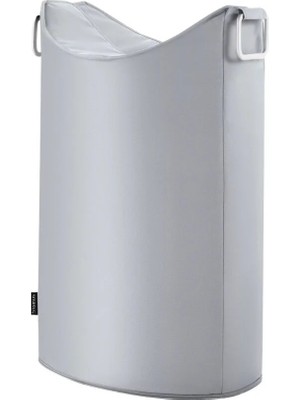 Blomus Frısco Çamaşır Sepeti Gümüş Grisi Rengi 65 Litre