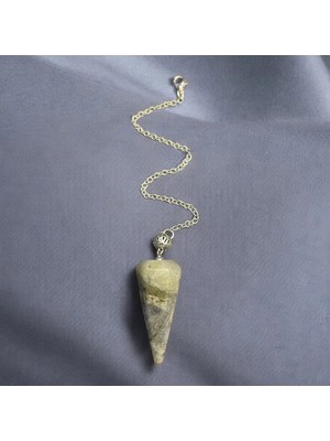 Aura Stone Aurastone Labradorit Doğal Taş Pandül - Sarkaç