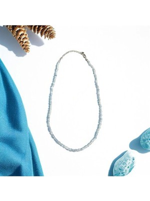 Aura Stone Aurastone Akuamarin Doğal Taş 3mm Kolye