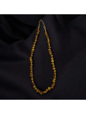 Aura Stone Aurastone Çelik Aparatlı Kehribar Kolye
