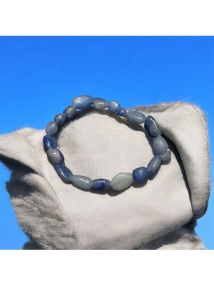 Aura Stone Aurastone Mavi Aventurin Tımbıl Doğal Taş Bileklik