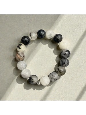 Aura Stone Aurastone Rutil Kuvars Doğal Taş 12MM Bileklik