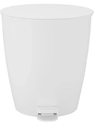 Blomus Ava Pedallı Çöp Kovası Beyaz 3 Litre