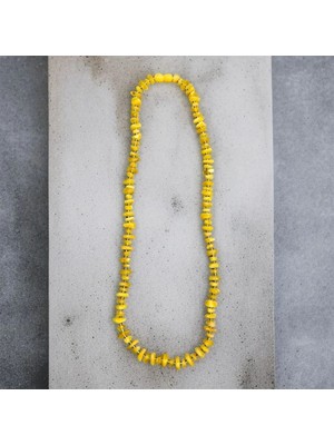 Aura Stone Aurastone Kehribar Doğal 60 cm Kolye