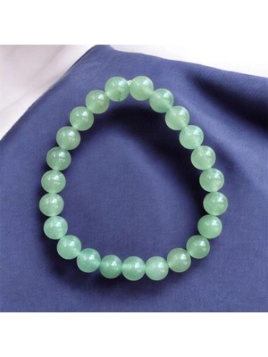 Aura Stone Aurastone Yeşil Aventurin Doğal Taş 8 mm Bileklik