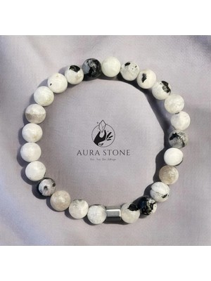 Aura Stone Aurastone Ay Taşı Doğal Taş 8mm Bileklik