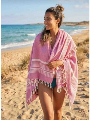 Trendol Fashion Life Peştemal Plaj Havuz Ürünleri Çizgili Desenli Ebat 90X180