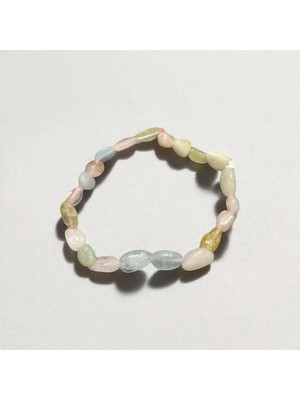 Aura Stone Aurastone Morganit Doğal Taş Tımbıl Bileklik