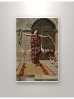 Michu John Reinhard Weguelin – An Egyptian Difficulty In The Time Of Augustus 1885 Poster Duvar Tablosu