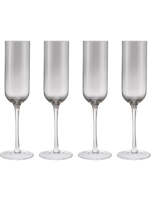 Blomus Fuumı 4'lü Şampanya Kadehi Seti Füme Renk - 220 ml