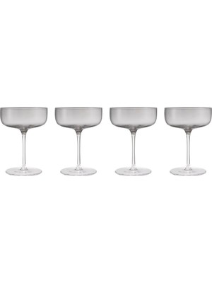 Blomus Fuumı 4'lü Şampanya Kasesi Seti Füme Renk 280 ml