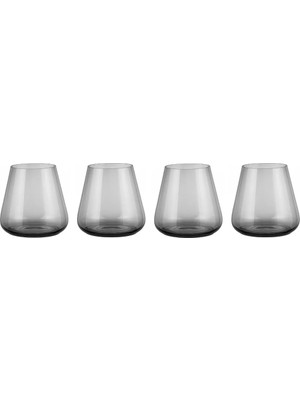 Blomus Belo 4'lü Su Bardağı Seti Füme Renk 280 ml