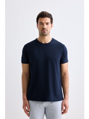 JustBoga Erkek Muscle Fit Modal Bisiklet Yaka Basic Soft Touch Tişört