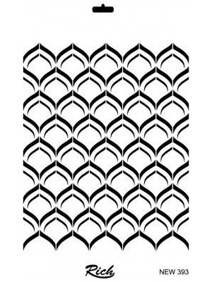 Esranın Dünyası New Seri N-393 Stencil 35X25 cm