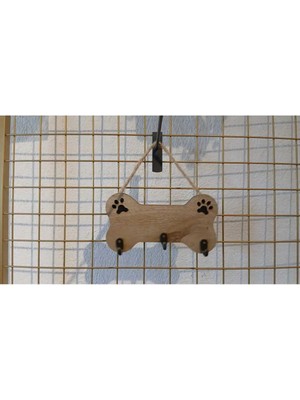 Ases Ahşap Köpek Tasma Askısı