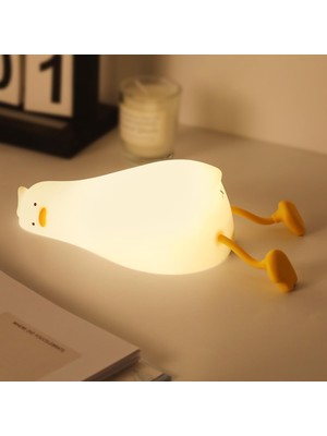 Munico Çocuklar Için Silikon Gece Lambası: 3 Parlaklık Modlu Bebek Gece Lambası, Dokunmatik Fonksiyonlu USB