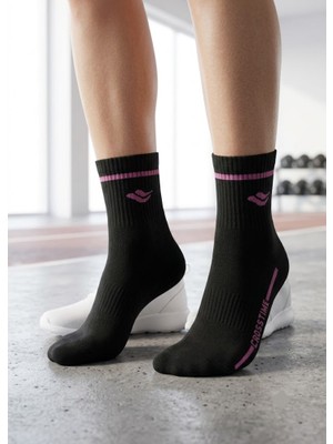 Crosstime  Kadın Lacivert 5 Li Paket Soket Spor Çorap