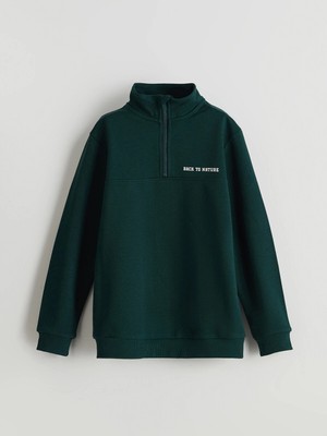Lc Waikiki Yeni Sezon Dik Yaka Erkek Çocuk Kalın Sweatshirt