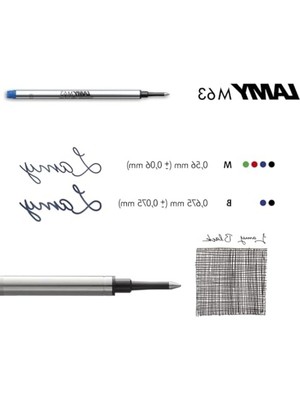 Esranın Dünyası Lamy Tr-Mine M63 B (Siyah)